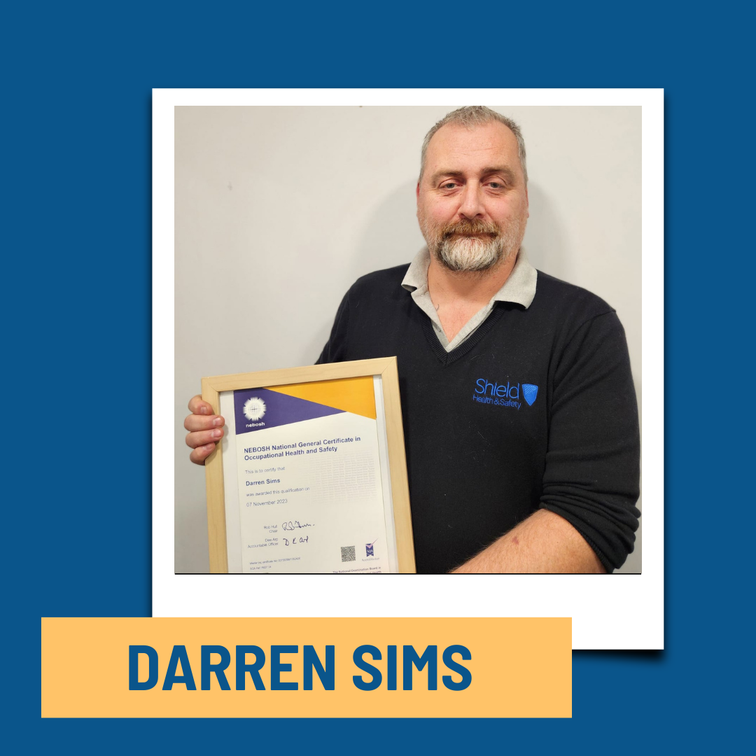 Congratulations, Darren Sims, on Your NEBOSH Qualification